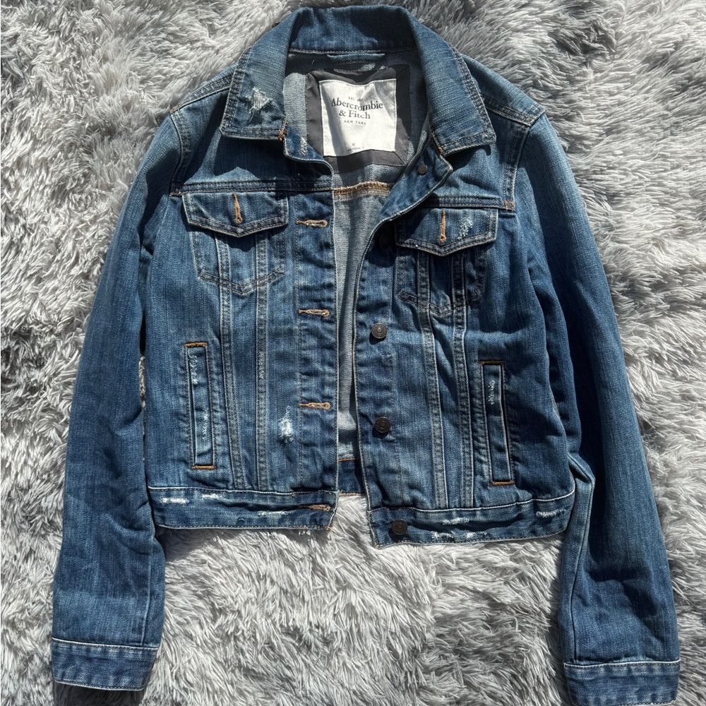 Abercrombie & Fitch Classic Blue Jean Jacket